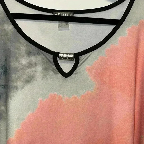 Women's Venus Top XL Coral Gray Tunic - Picture 2 of 12